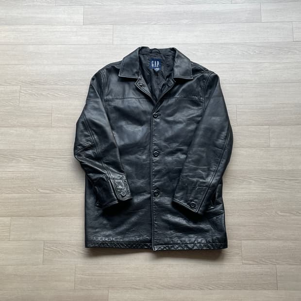90s 올드갭 레더 카코트 gap carcoat