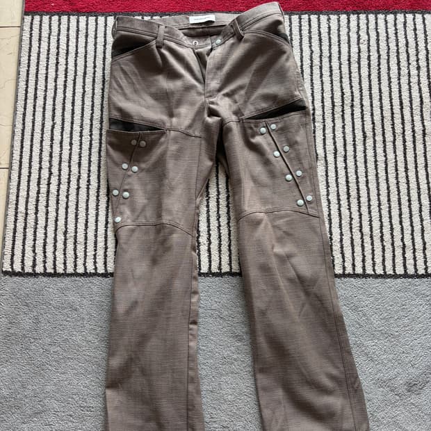 Kiko Kostadinov INEX snap pants size 50
