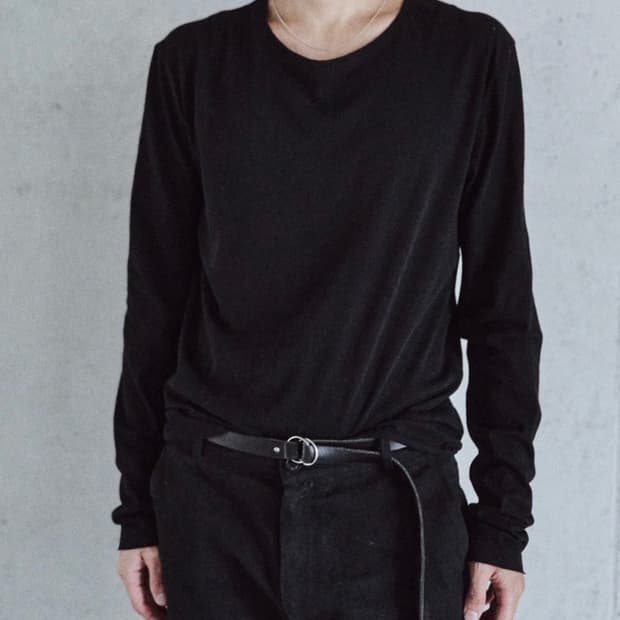 1)모노프리베 Textured Base Long Sleeve black