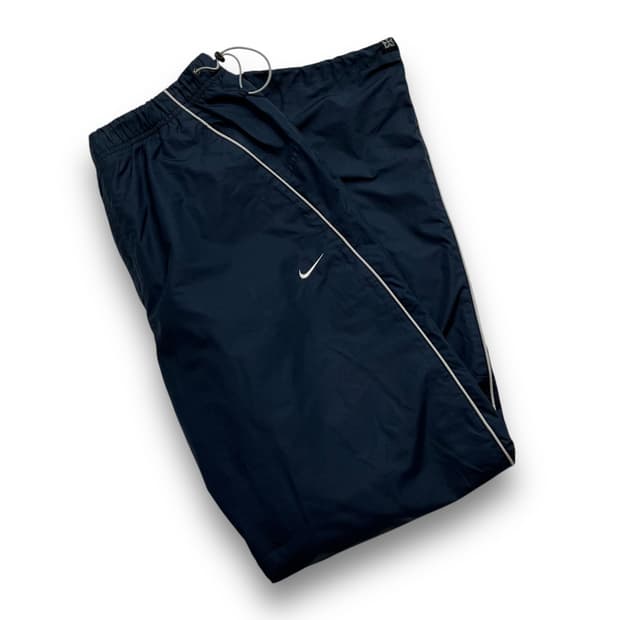 나이키 00s 스우시 로고 올드스쿨 힙합 네이비 트랙팬츠