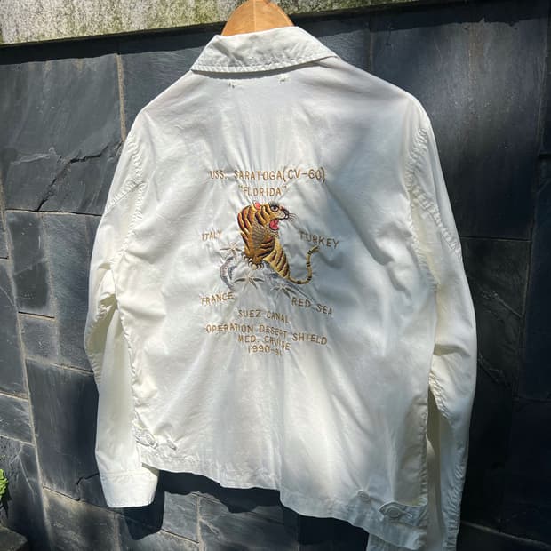 Avirex Souvenir Jacket White