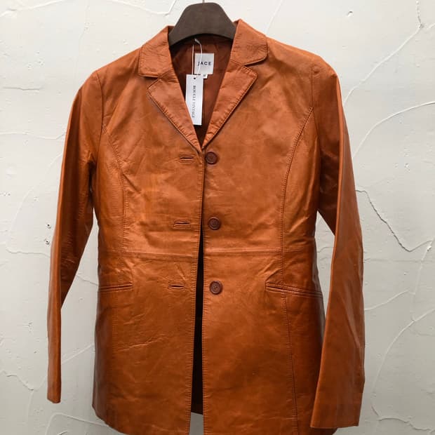 돈피 레더 카코트 오렌지