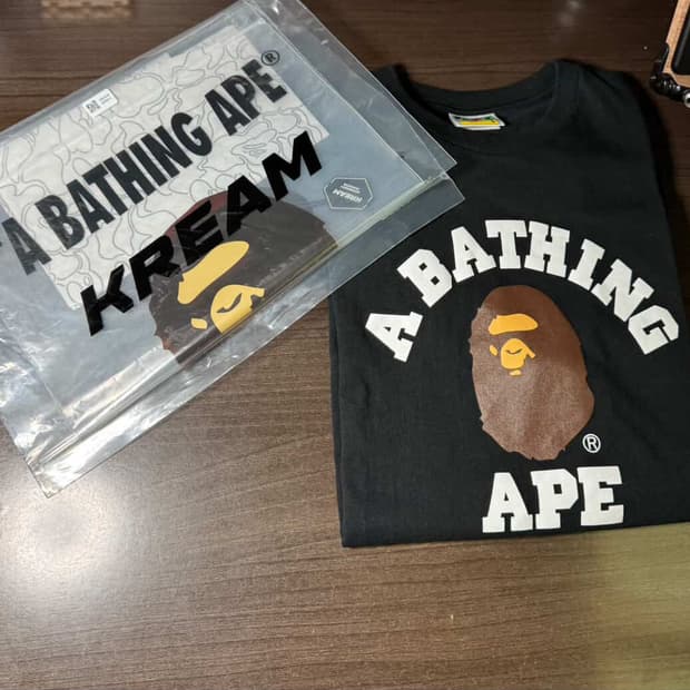 베이프 컬리지 롱슬리브 L