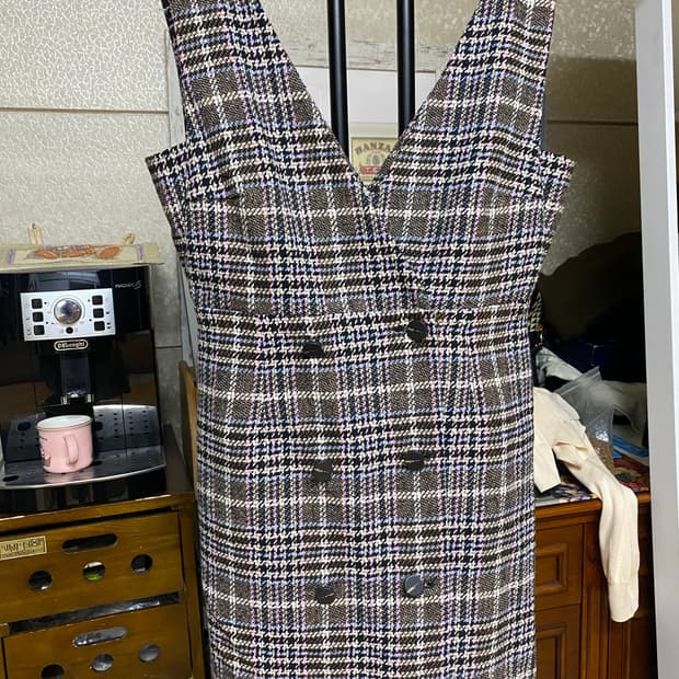 르샵 트위드 원피스