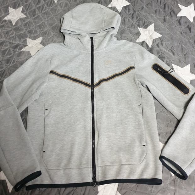 나이키 NSW 테크 플리스 풀 후드집업 다크그레이 (S)