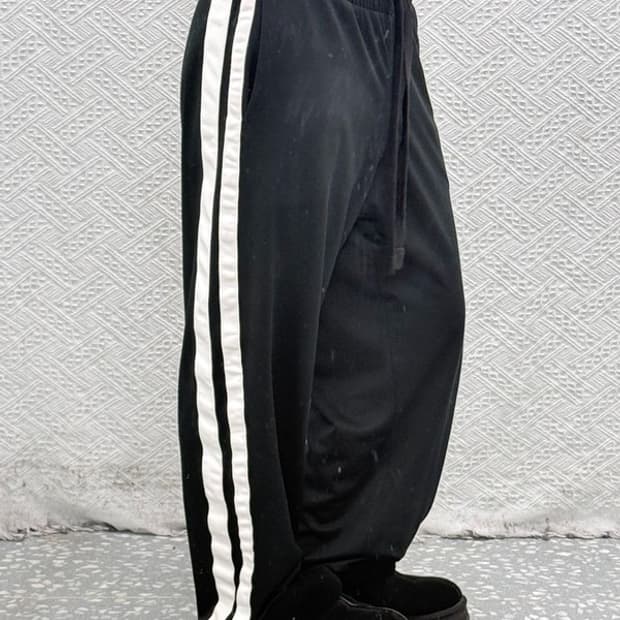 나이키 빈티지 사이드라인 져지 와이드 트랙팬츠 M C08507