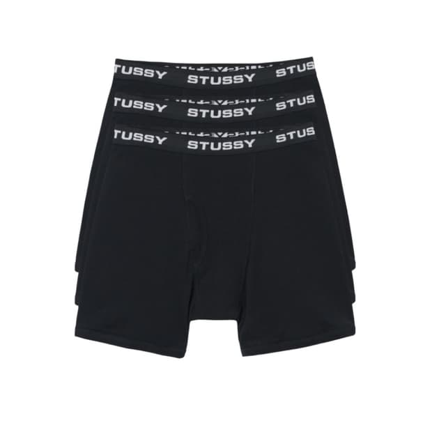 (새상품) 스투시 박서 브리프 블랙 S