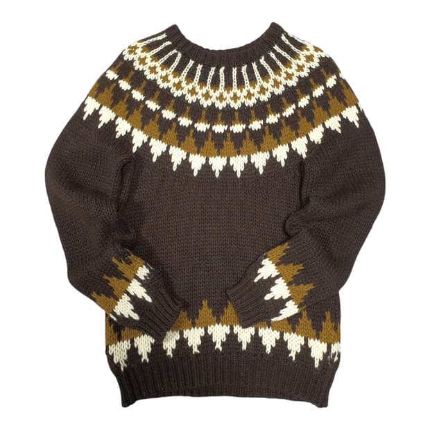 ✨ (바배) 노르딕 울100% 니트 맨투맨 