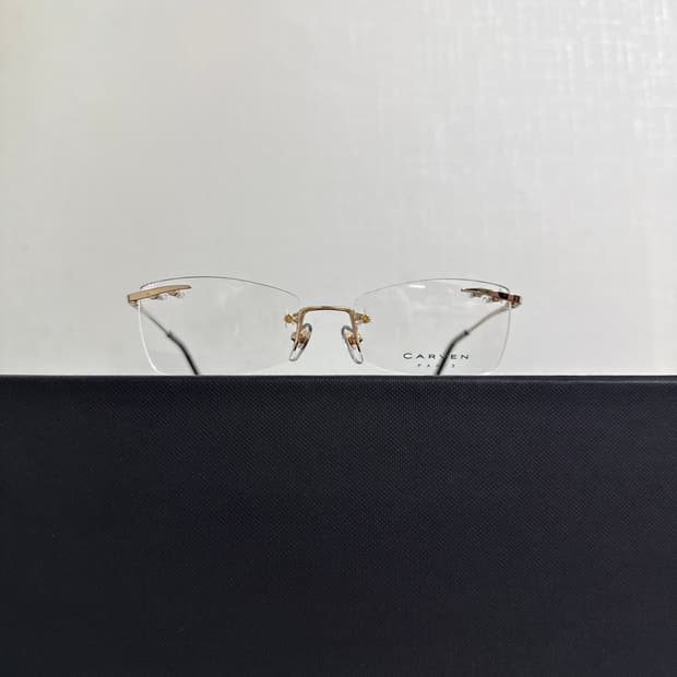 빈티지 까르뱅 CARVEN 무테 안경 52□16 135 (남여공용)