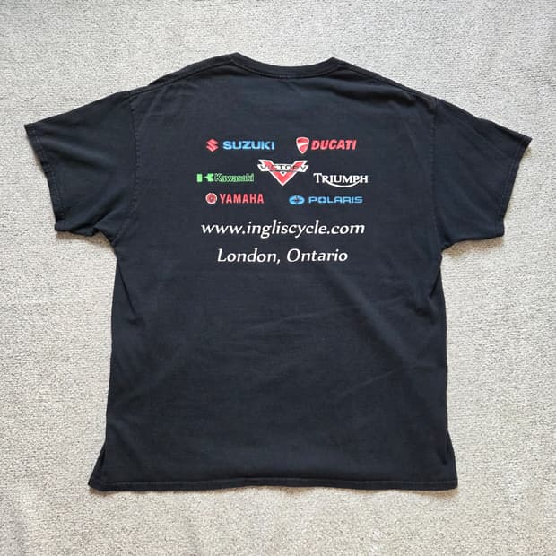 Japanese Sponsers 빈티지 반팔 티셔츠 XL(105)