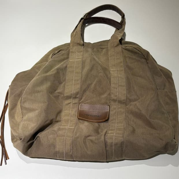 논네이티브 코튼 나일론 보스턴 백