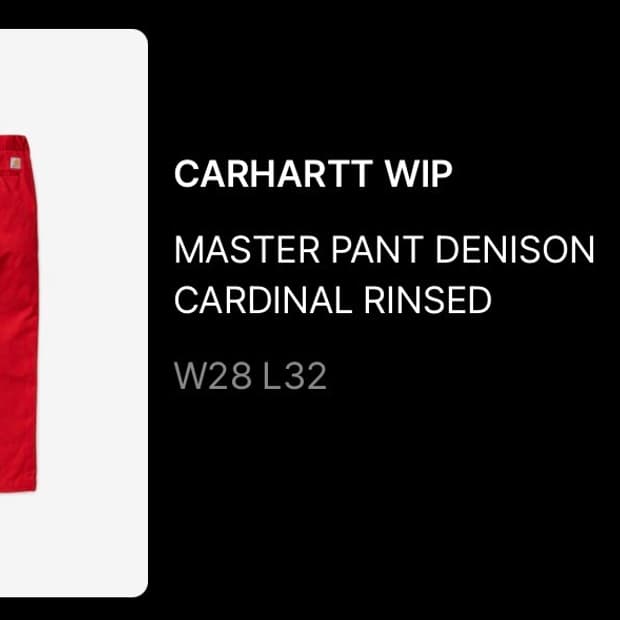 칼하트 WIP 팬츠