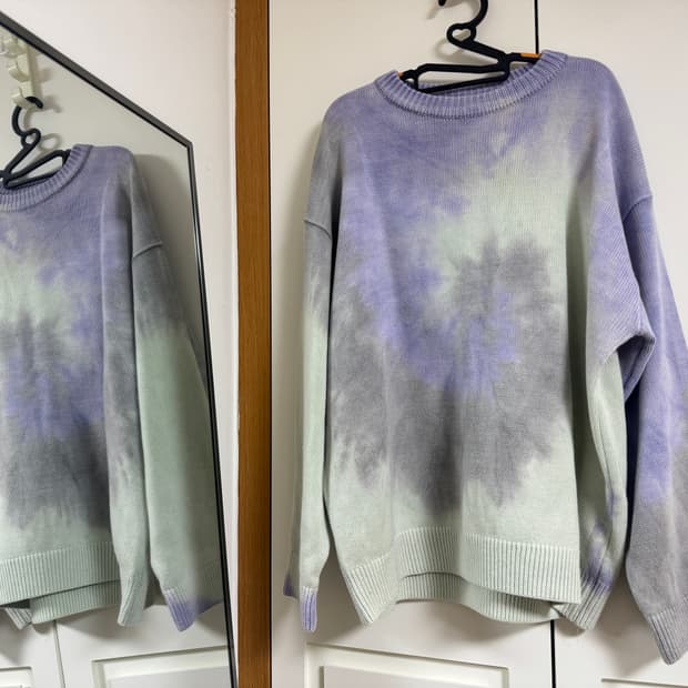 YOUTHBATH 유스배스 타이다이 연보라 민트 니트