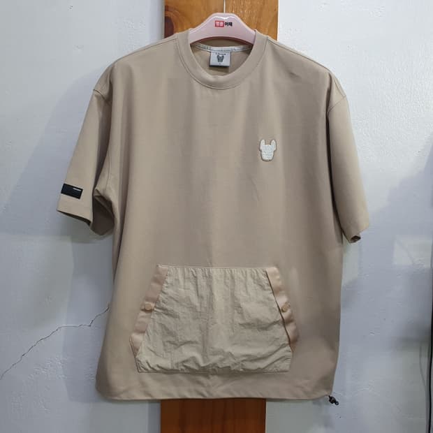 LIFEWORK 오버핏 반팔 아노락(100)