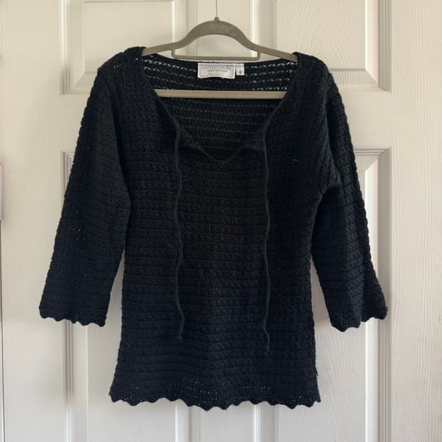 United States Sweater Black Knit