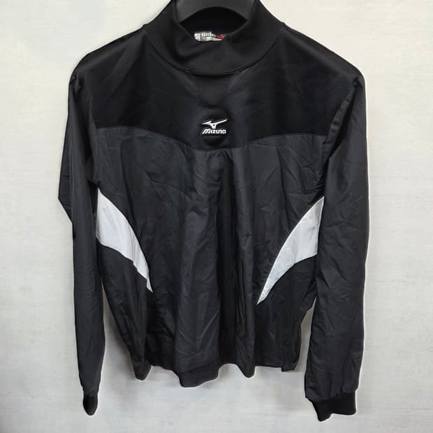 미즈노 베이스볼 풀오버 웜업 자켓 m