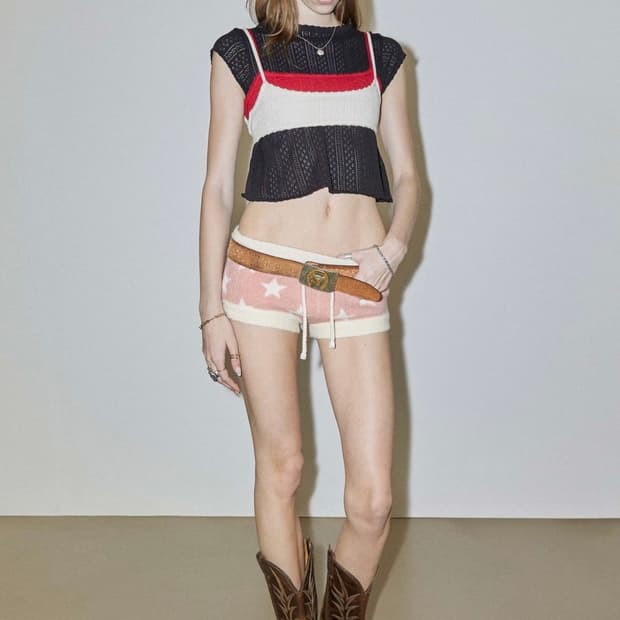 스컬프터 Boucle Micro Shorts Star