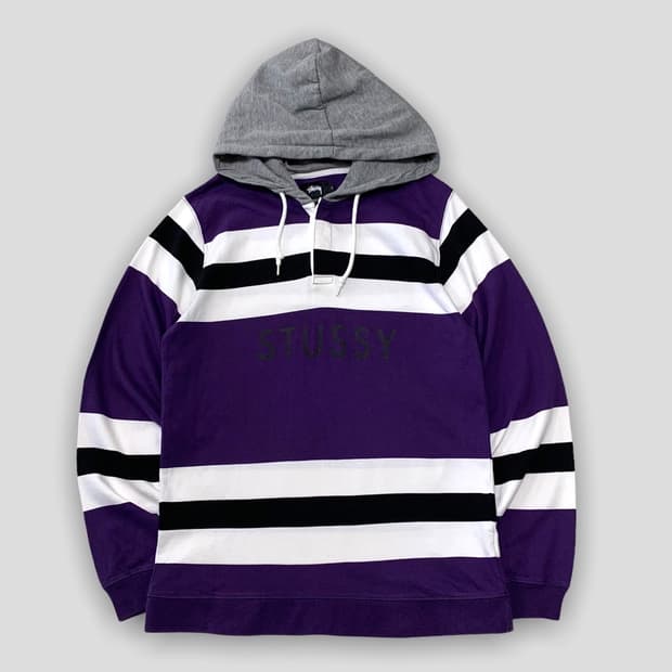 스투시 럭비 후드티