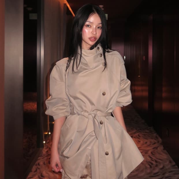 (원가판매) 강경민x 프로젝트웨이브 트렌치 코트