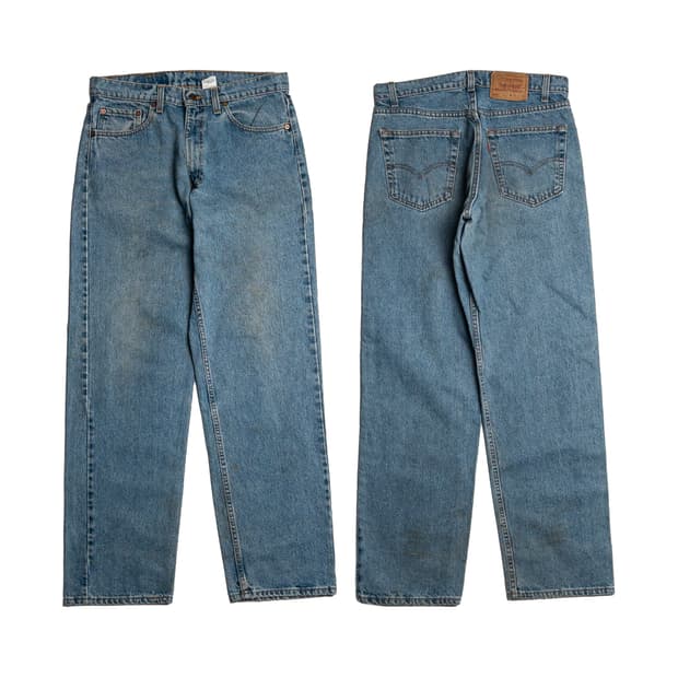 90's 미제 리바이스 565 루즈 핏 와이드 레그 33x32