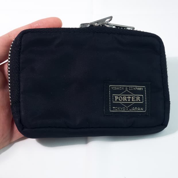 [빈티지] 요시다 포터 동전지갑 멀티 코인케이스 블랙