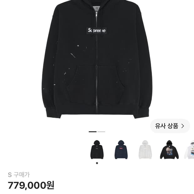 슈프림 마르지엘라 후드집업