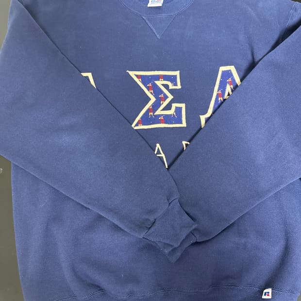 90s 러셀 맨투맨 네이비 xl