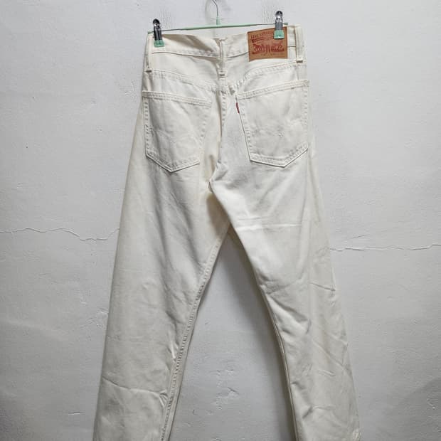 리바이스 514 화이트 데님 팬츠