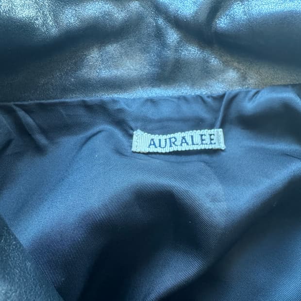 오라리 25fw 램레더 블루종 5