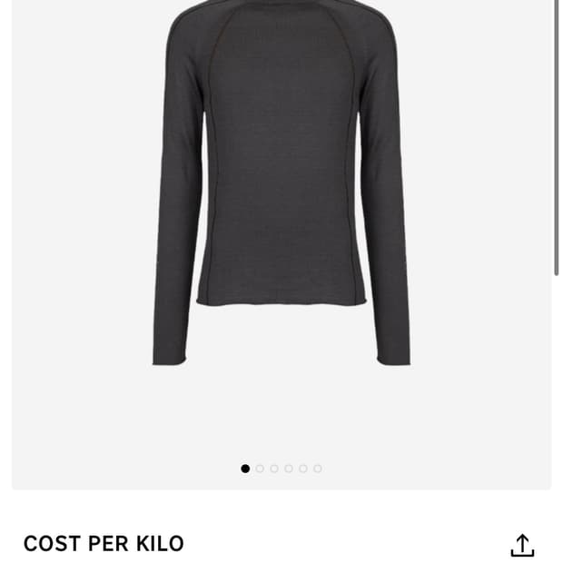 코스트퍼킬로 래글런 니트 그레이