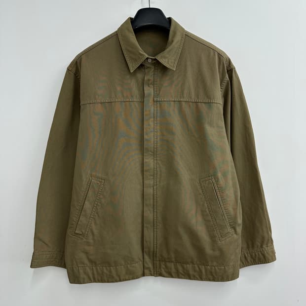 100 라코스테 남자 코튼 블루종 자켓