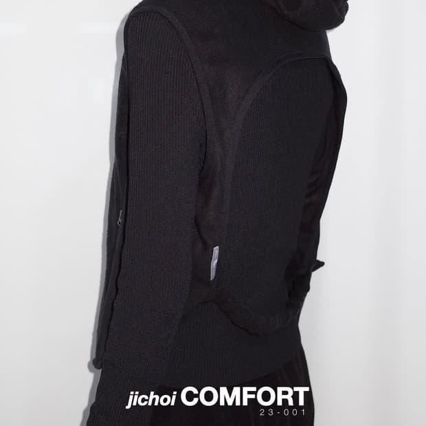 Jichoi comfort 23-001 후리스 베스트 black