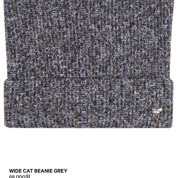 코이세이오 와이드캣 비니 그레이