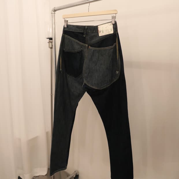 캐피탈 투톤 데님 팬츠