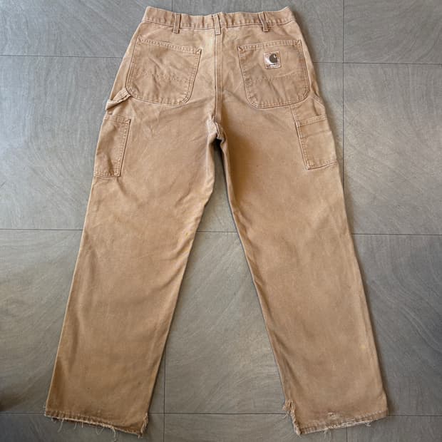 칼하트 미국 생산 오리지널 브라운 카펜터 팬츠 