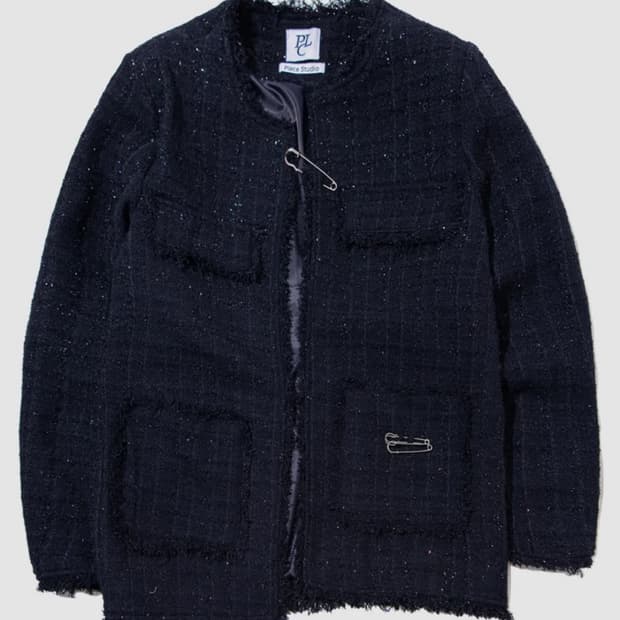 플레이스스튜디오 트위드 자켓