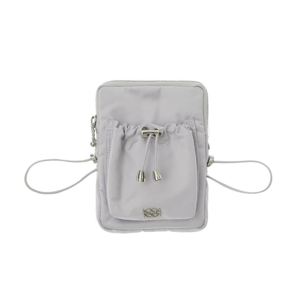 기준 스트링 미니백 실버