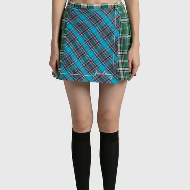 하우스 오브 써니 빅토리아 미니 스커트 멀티 규린 houseofsunny