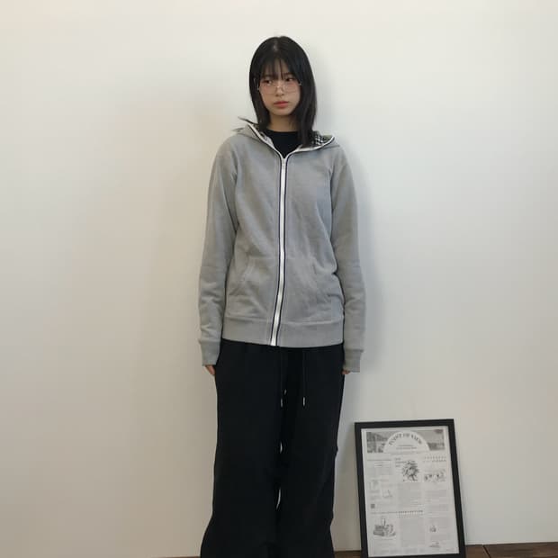 Movenpick Check Lined Zip Hoodie