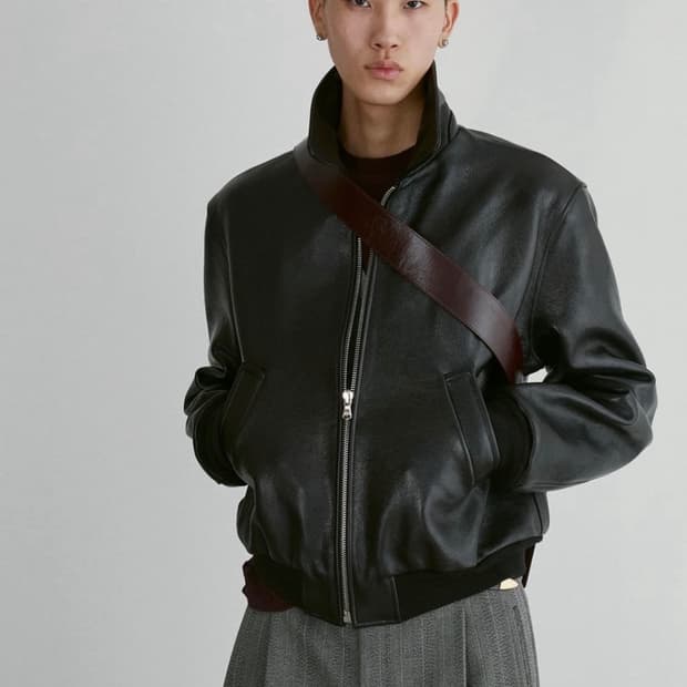 [XL] 렉토 벤 고트 레더 가죽 점퍼 자켓 블랙 초판