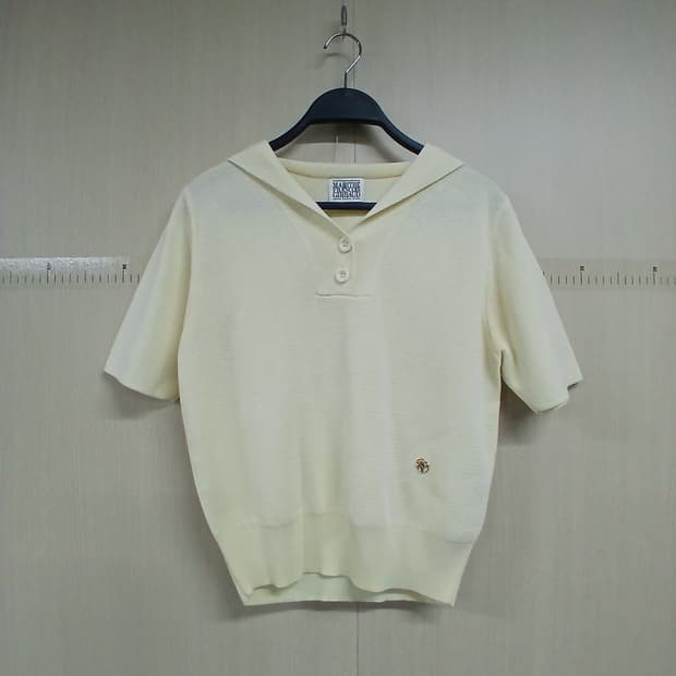 마리떼 프랑소와 저버 반팔 카라 니트
