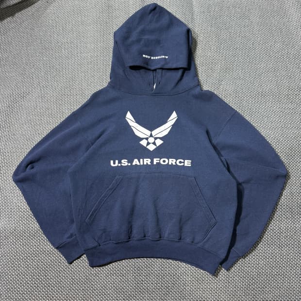 Usa 에어포스 밀리터리 후드 (old-8433)