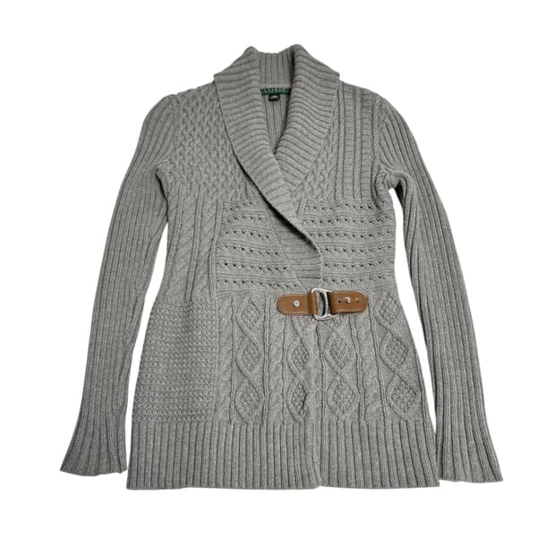 폴로 랄프로렌 케이블 니트 버클 스웨터 XS