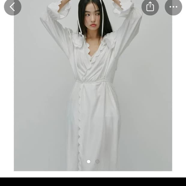 프레클 스칼럽 로브 원피스