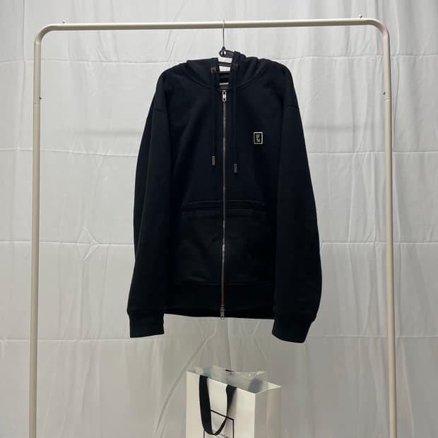 [구성존재] 우영미 백로고 후드집업 블랙 [52]