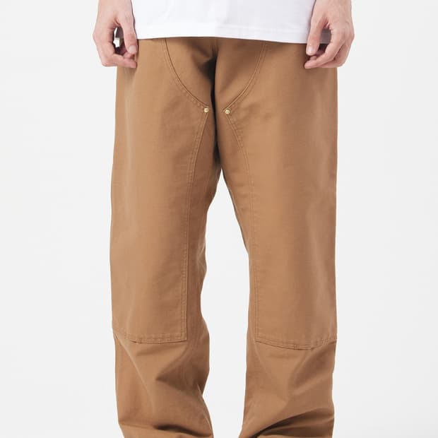 칼하트WIP 더블니 팬츠 브라운