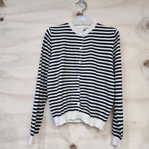 570) 여성 스트라이프 가디건