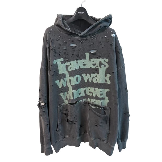 Distressed vintage hoodie 