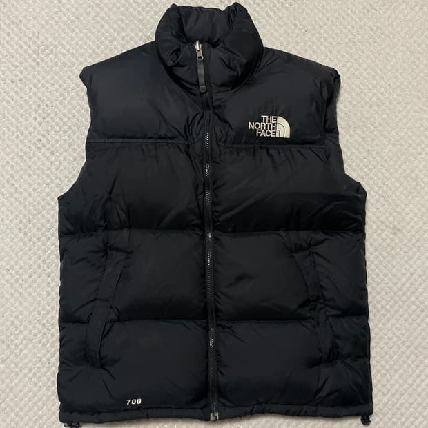 NORTH FACE 노스페이스 눕시700 조끼 패딩 베스트 무광 블랙