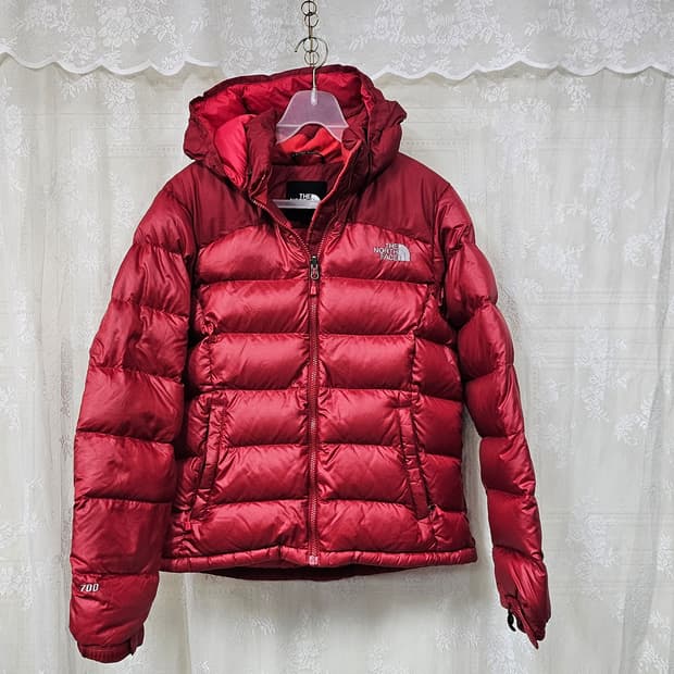 노스페이스 700레드패딩